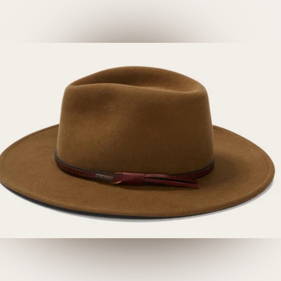 NEW!! Stetson Bozeman Outdoor Hat. Size Large. Color Light Brown - Picture 1 of 7